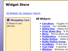 Widget Store