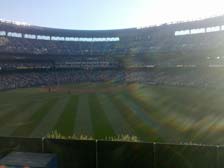 A long shot from the bleachers at Safeco Field, taken on July 5, 2010. The M's lost 6-4 to Kansas City in overtime.